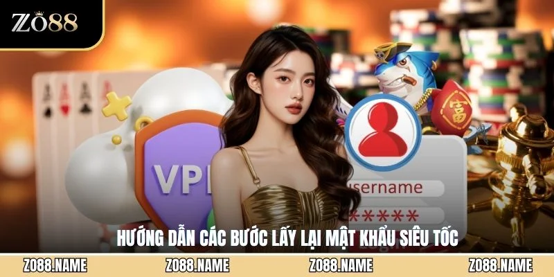 Hướng dẫn các bước lấy lại mật khẩu siêu tốc