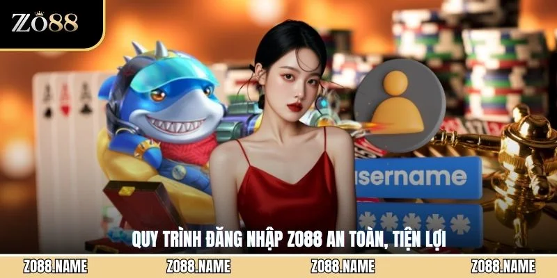 Quy trình đăng nhập ZO88 an toàn, tiện lợi